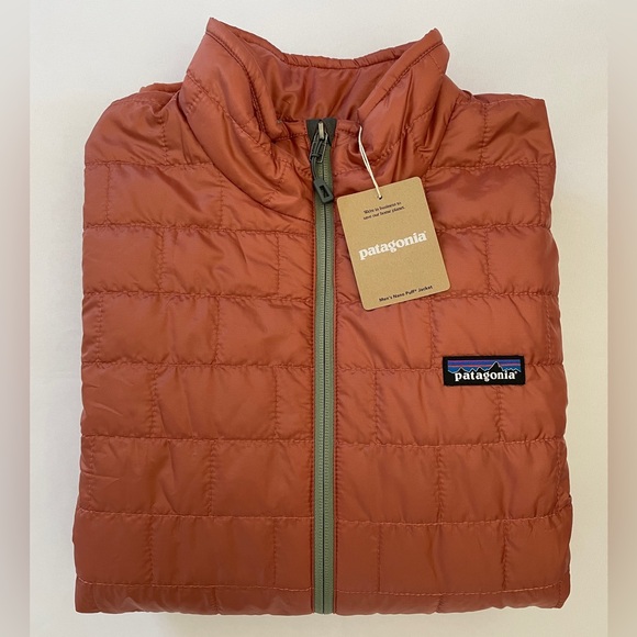 Patagonia Nano Puff Jacket Men’s Size S Burl Red - Picture 14 of 14